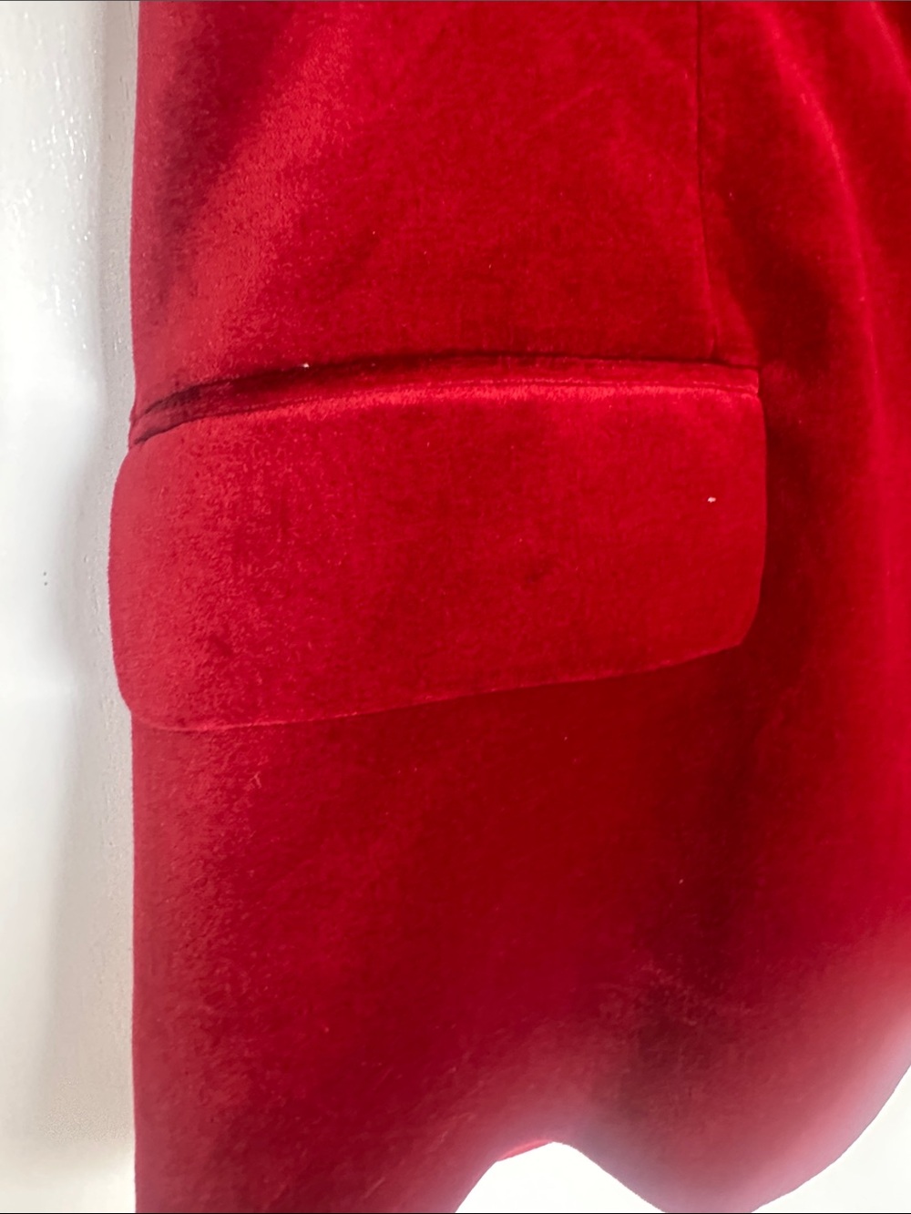 ba&sh Red Velvet Single-Button Blazer - Picture 4 of 9